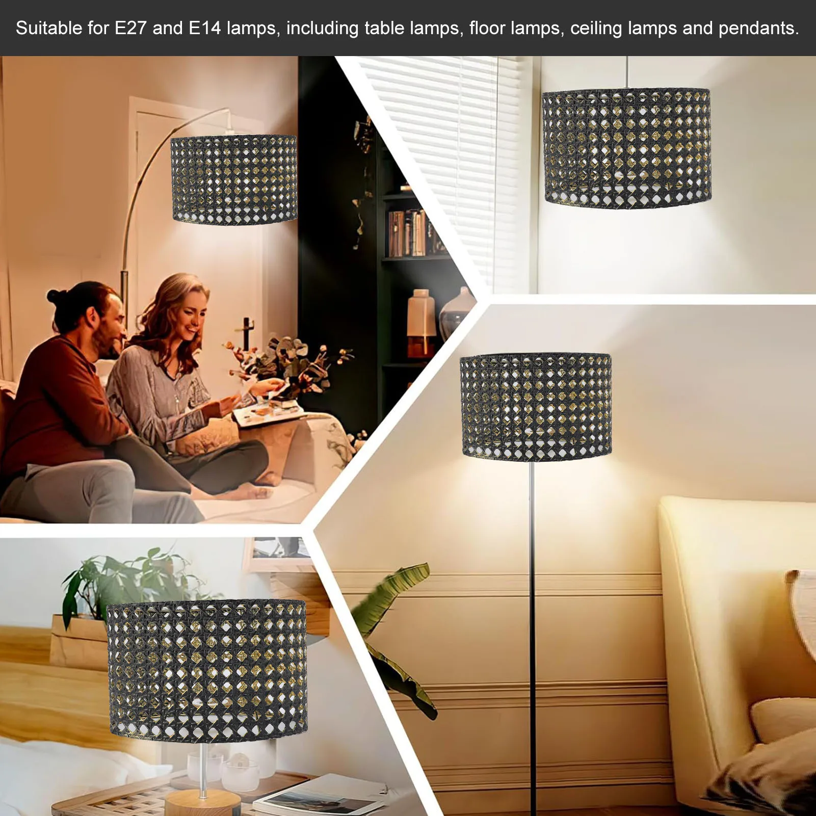 Lamp Shade Oval Shaped Metal Decorative Hollow Out Lampshade for E27 E14 Table Lamp Floor Lamp Oval Shaped Lampshade