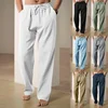 New 2025 Men's Casual Loose Sports Pants Breathable Trendy Wide Leg Sweatpants Comfortable Fashionable Long Trousers