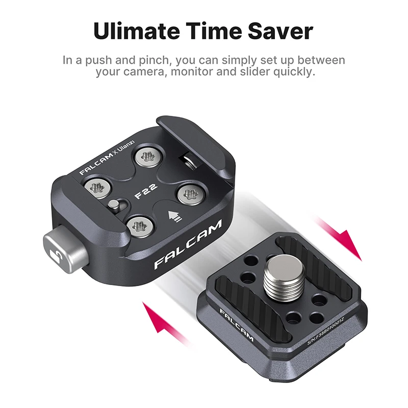 Ulanzi-falcam F22 Quick Release System Arca Swiss Braçadeira Placa para Nikon Canon Sony Dslr Câmera Tripé Gaiola - Image 5