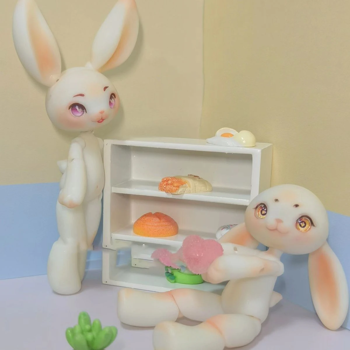 

Rabbit Doll 3D Printing Rabbit Pet Toy DIY Lovely Animal Doll BJD Doll Girl Gifts Decorative Toys 9-14.5CM