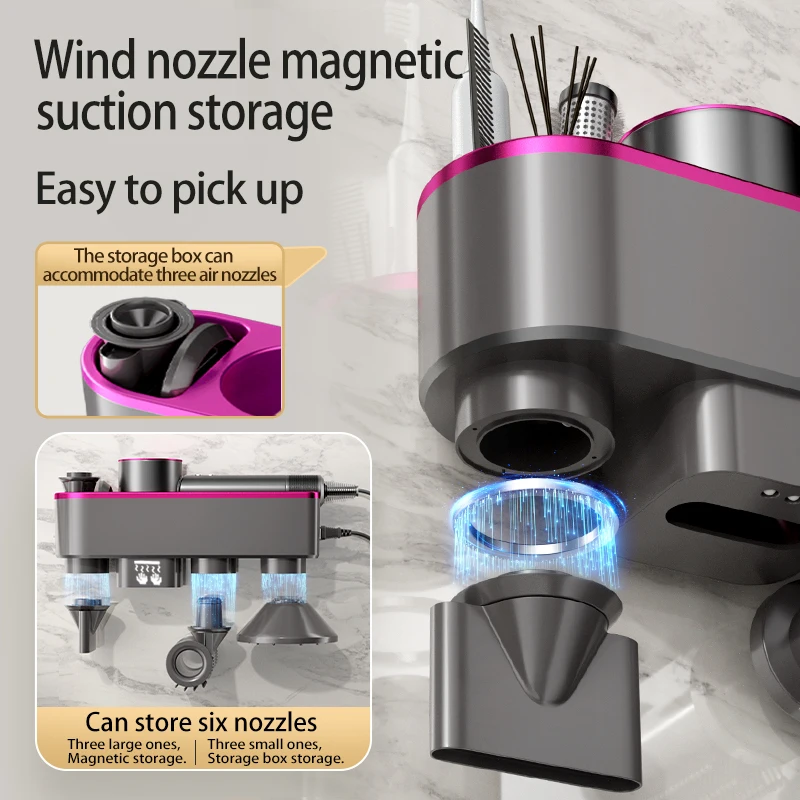 Professional Super Water Negative Ionic Hair Dryer Hair Dryer Hand Drying storage rack Hair Dryer intelligence holder ﻿ 6
