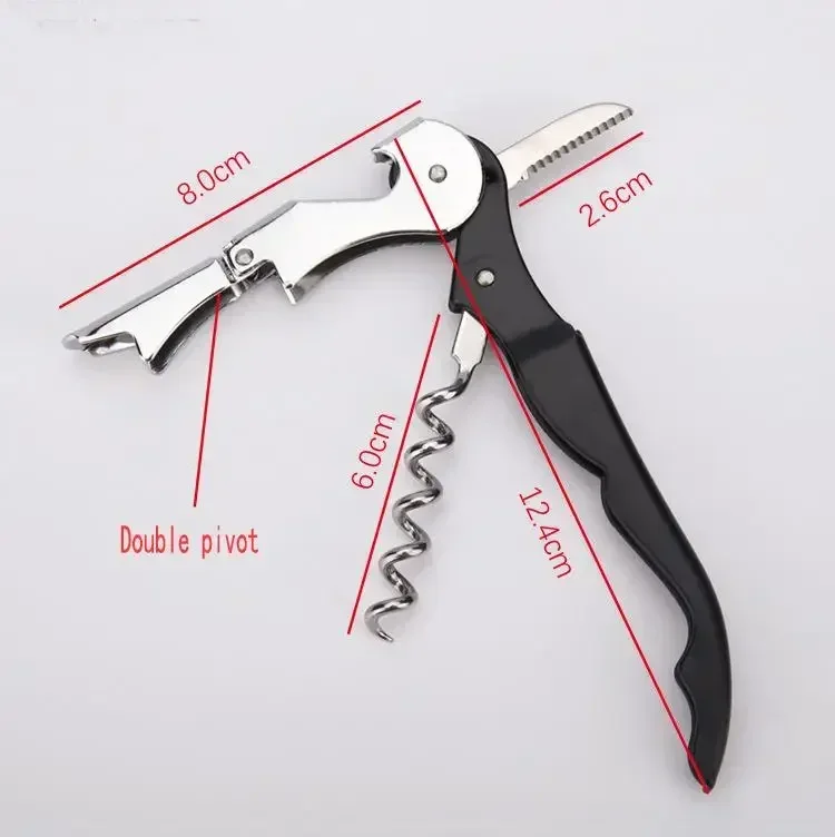 Double Fulcrum Hippocampus Multi-Purpose Stainless Steel Beer Wine Corkscrew Wine Gift