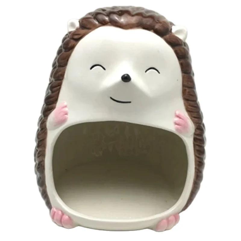 

Hedgehog rabbit chinchillas porcelain guinea pig oversized creative ceramic nest summer cooling anti-heatstroke small pet suppli