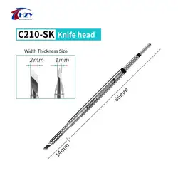 Enhanced Universal Soldering Iron Tips for Electric Soldering Stations (C210 - SK)