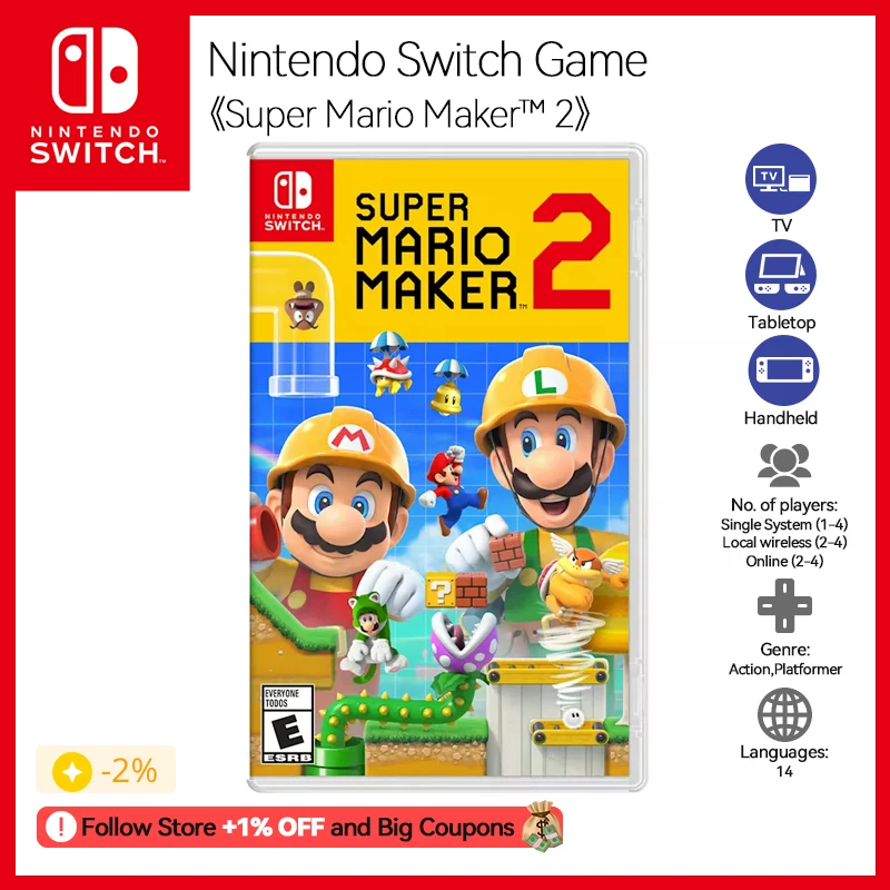 Ii Oled Switch Nintendo Nintendo Super 2 Mario - Switch Switch - Maker AliExpress Game Deals Deals Mario Nintendo Lite Nintendo For Super Game Maker