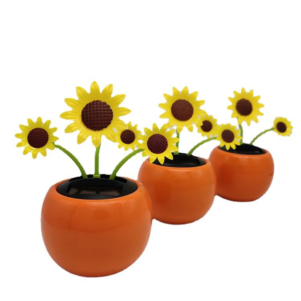 

Gift Desk Decor Swing Toys Car Dashboard Decor Bobble Honey Bee Dancing Sun Flower Sunflower Ornament Solar Powered Solar Toy