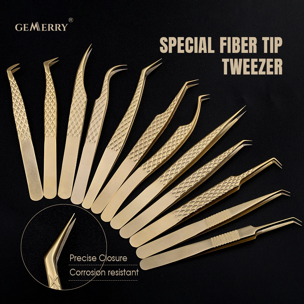Gold Tweezer Thick Boot L- 90 Degree