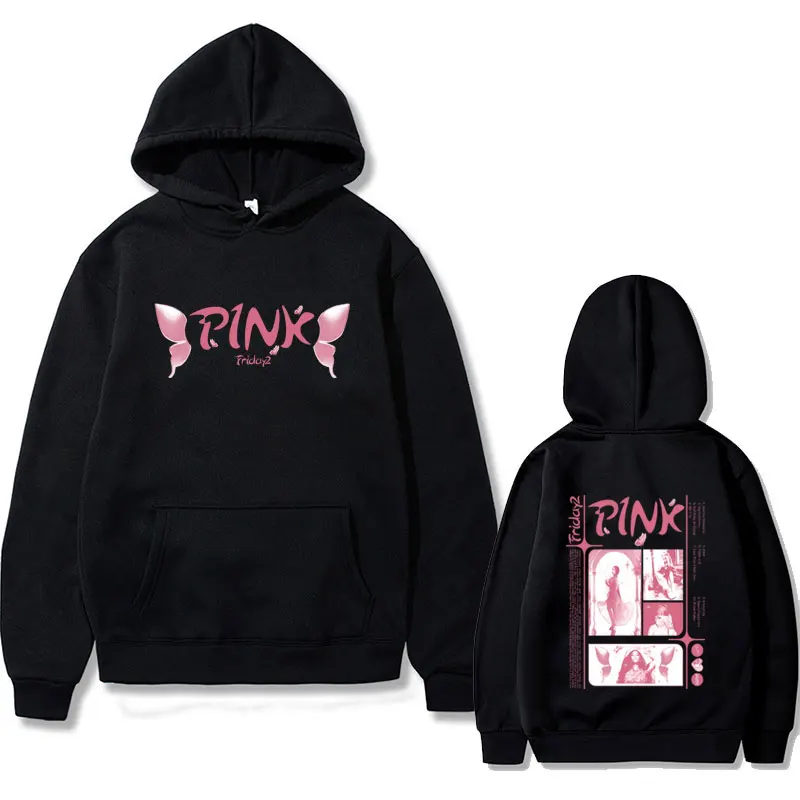 Rapper Nicki Minaj Pink Friday 2 Graphic Hoodie 2024 World Tour Sweasthirt Men Women Hip Hop Casual Oversized Fleece Hoodies