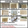 LEEJOOM Luxury Hot Stamping Velvet Curtain Blackout Bedroom Custom Thickened Soft Living Room Curtain Blinds 1P 6