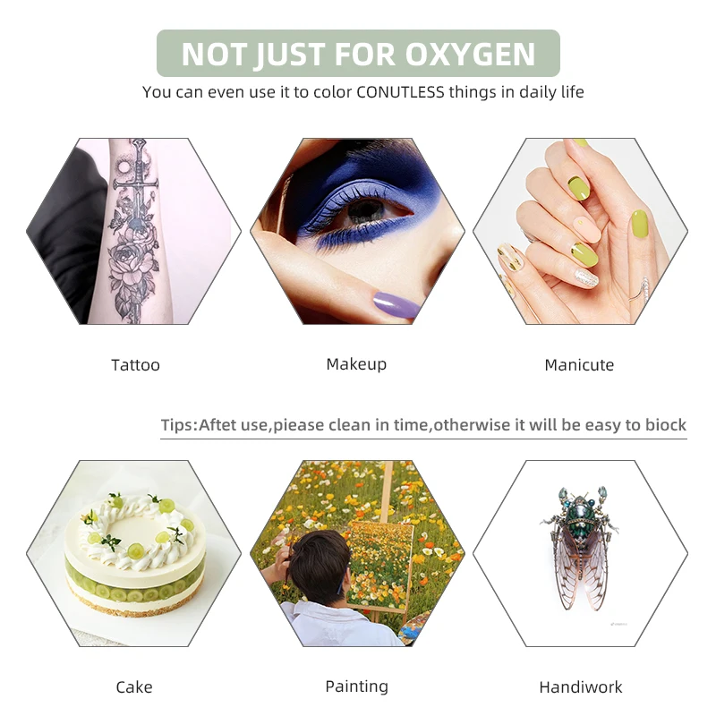 Nail Airbrush Air Compressor Cake Painting Craft Coloring Hair Dyeing Tattoo Makeup Spray Gun Water Skin Hydrating Nano Sprayer 4