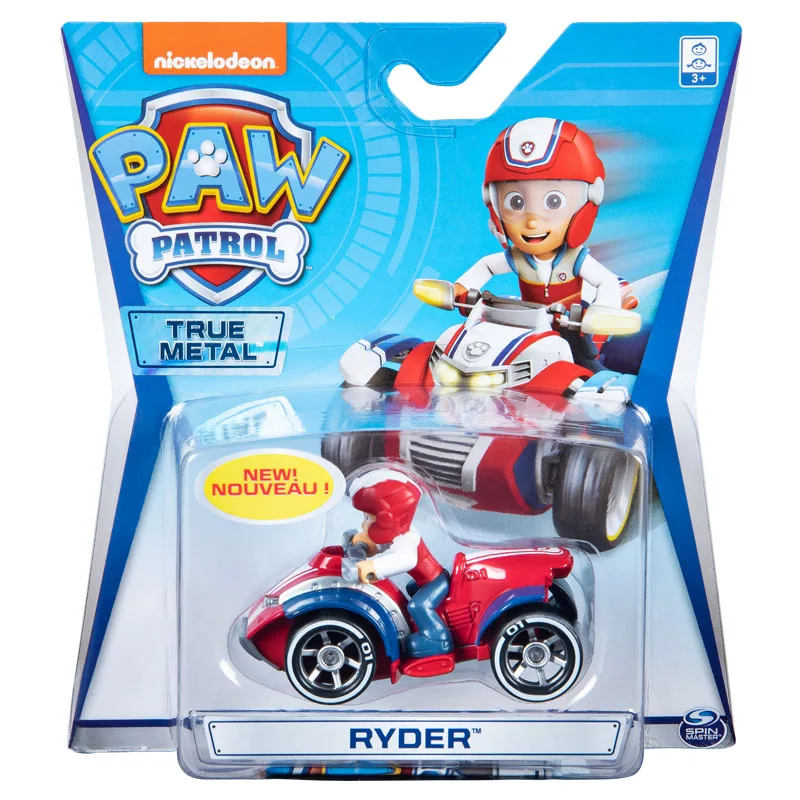 Originalverpackung PAW Patrol Ryder True Metal Rescue Sammlerfigur aus Druckguss im Maßstab 1:55, Geburtstag, Weihnachten, Geschenk, Actionfigur, Spielzeug