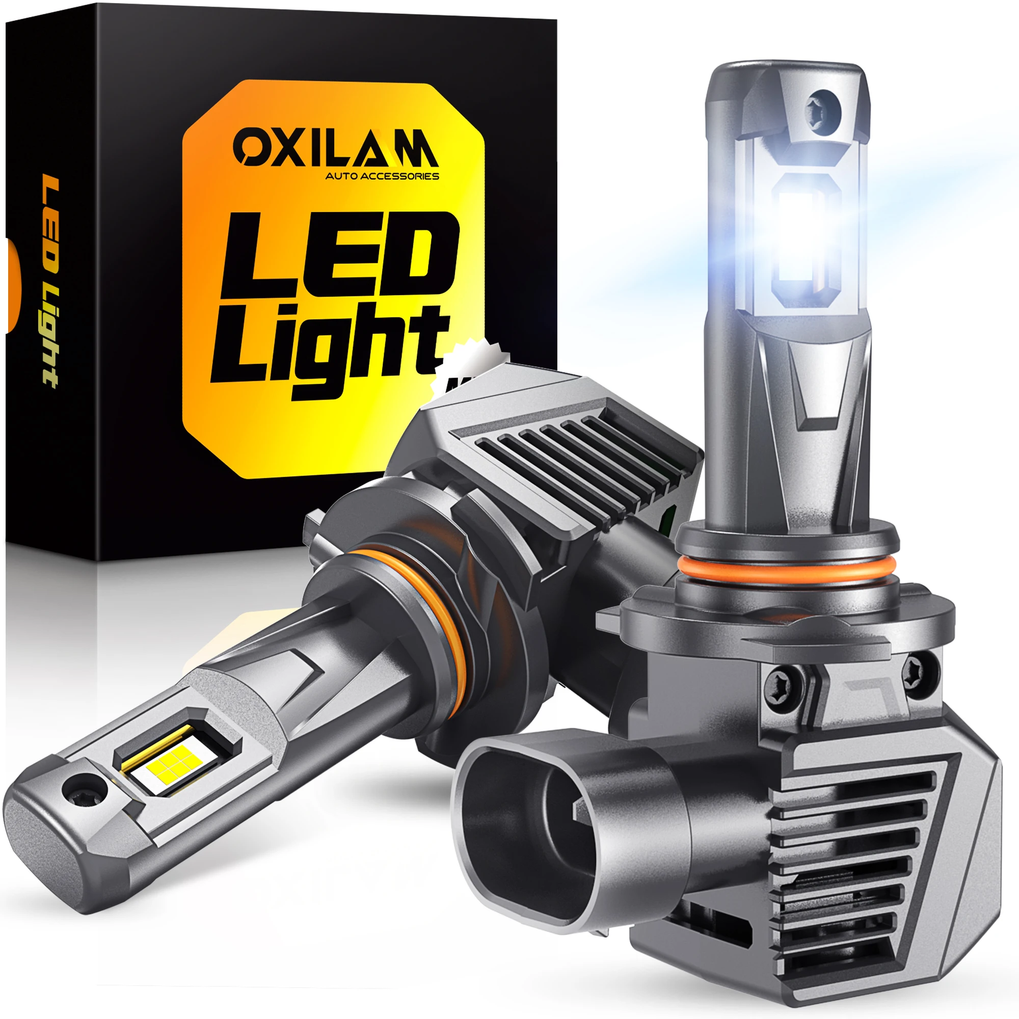 

OXILAM 2Pcs 9005 HB3 LED Canbus 360 12V Headlight 22000LM 120W Turbo H7 H4 HB2 9003 HIR2 9012 LED Bulbs 7035 CSP Chip Mini 1:1