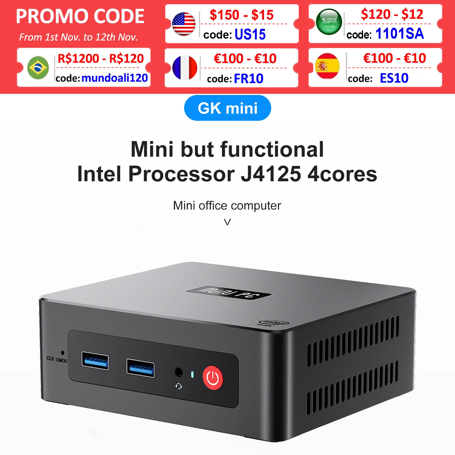 Beelink Gk Mini Pc Windows 11 Pro Intel Celeron J4125 8gb Ddr4 128gb 256gb Ssd Dual Wifi 4k Uhd Win10 Desktop Nuc 1000m Lan Barebone Mini Pc Aliexpress