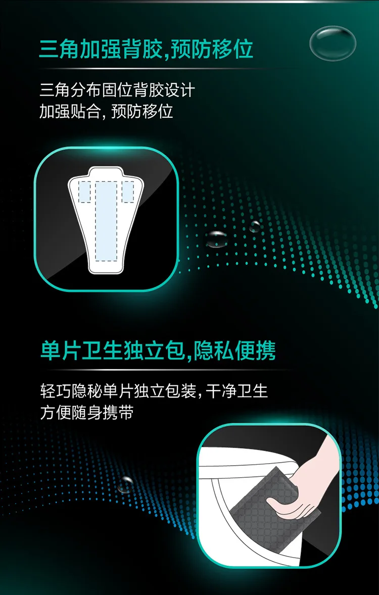 3 Packs  Adult diapers mens Bladder Control Shields, men's incontinence panties，Sanitary pads For men 3