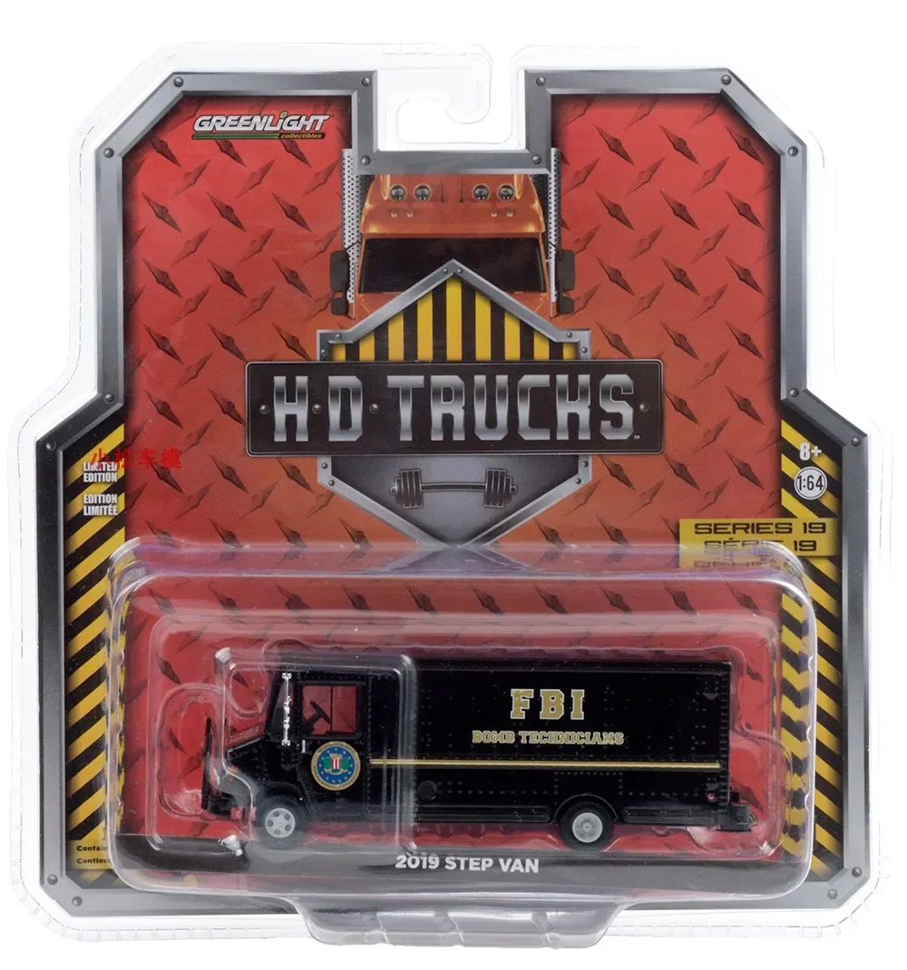 

1: 64 2019 Step Van FBI Bomb Technician Diecast Metal Alloy Model Car Toys For Gift Collection