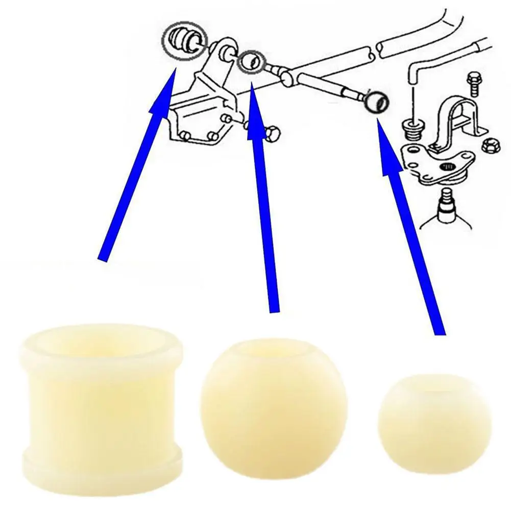 Gear Linkage Selector Repair Kit Bushes For Volkswagen Camper Van Gear T4 Linkage Selector 701711166 7D0711131 015311544