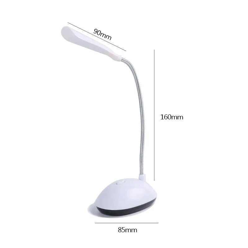 LED Reading Desk Light Folding Eye Protection Book Light AAA Battery Powered Night Lamp Bedroom Bedside Study Travel Lighting 6