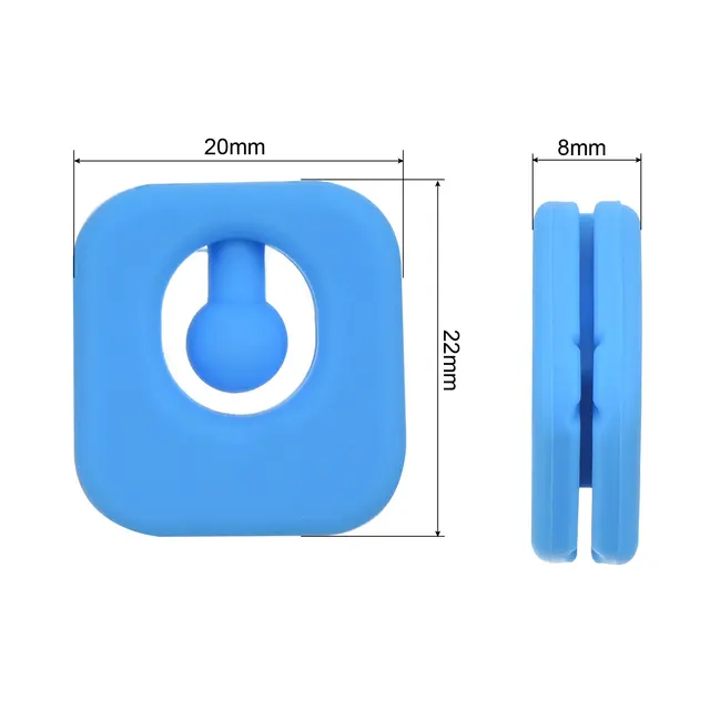 2/4pcs Tennis Vibration Dampener Square-shaped Silicone Shock Absorber Racket String Damping Tennis Racquet Reduce Vibration 2