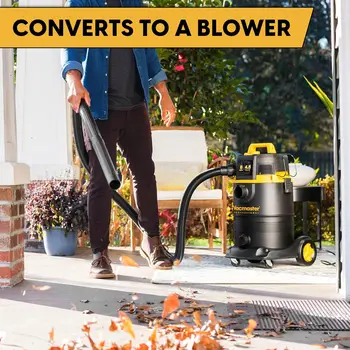 8 Gallon Wet/Dry Vacuum with Self-Cleaning Filter, 4.5 HP Motor for Powerful Suction and Easy Cleaning 5