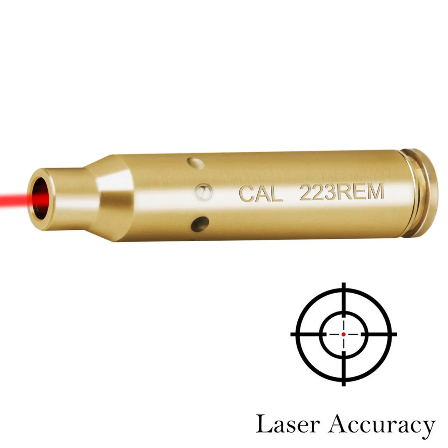 MidTen 223 5.56MM Laser Dry Fire Training Hunting Shooting M LOK Rem Gauge Bore Sight Cal Red Dot Boresighter 6 Batteries laser pointer laser sight red dot laser sight laser bore sight dry fire laser trainer