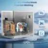Commercial Ice Maker Machine 550lb/24H Stainless Steel Ice Machine 360lbs Ice Storage Capacity Freestanding Industrial Ice Maker 3