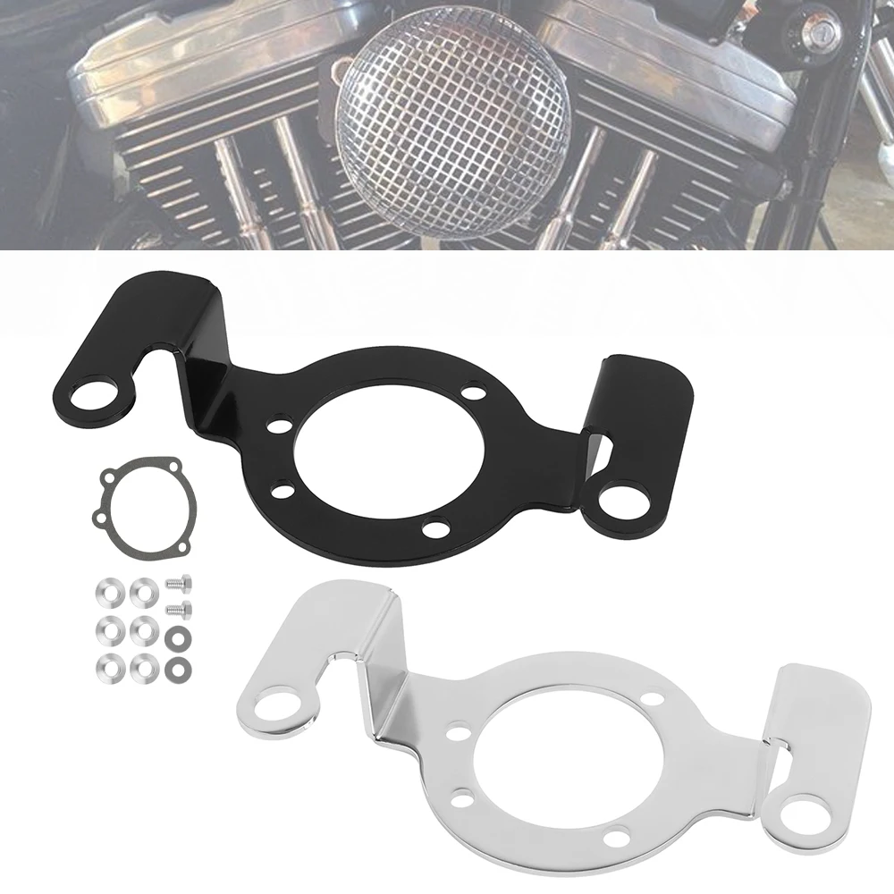 Compatible with Harley Softail Tour Street Glide Ultra Classic Road King Air Filter Cleaner Bracket Intake Filter System Kit