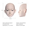 New Silicone Mannequin Heads Lash Tech Practice Heads with 3 layers lashes eyelash head model for Eyelash Extension Training 6