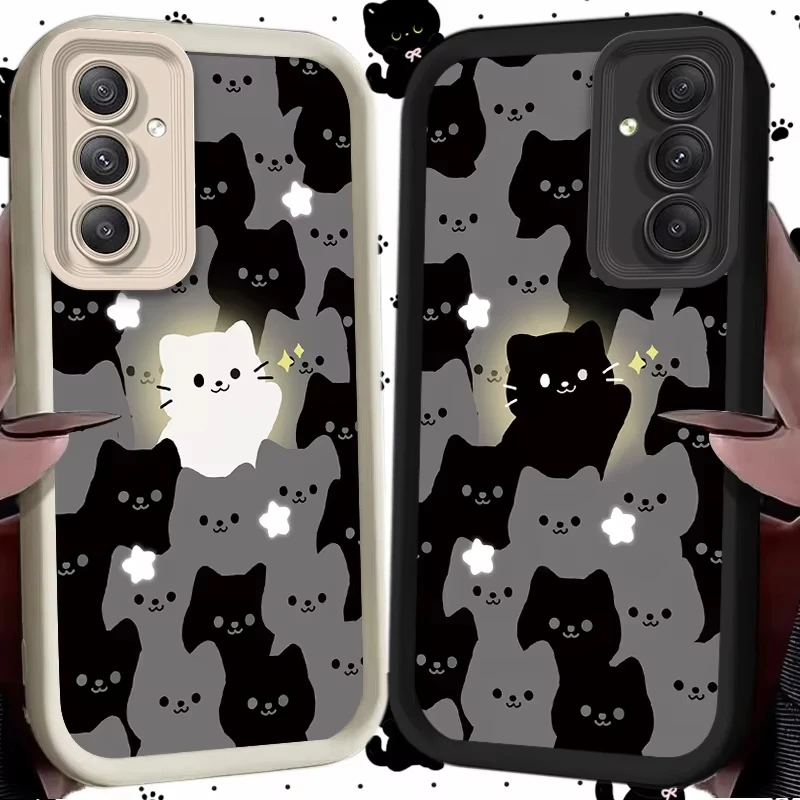 Lovely Glowing Cat Cartoon Phone Case