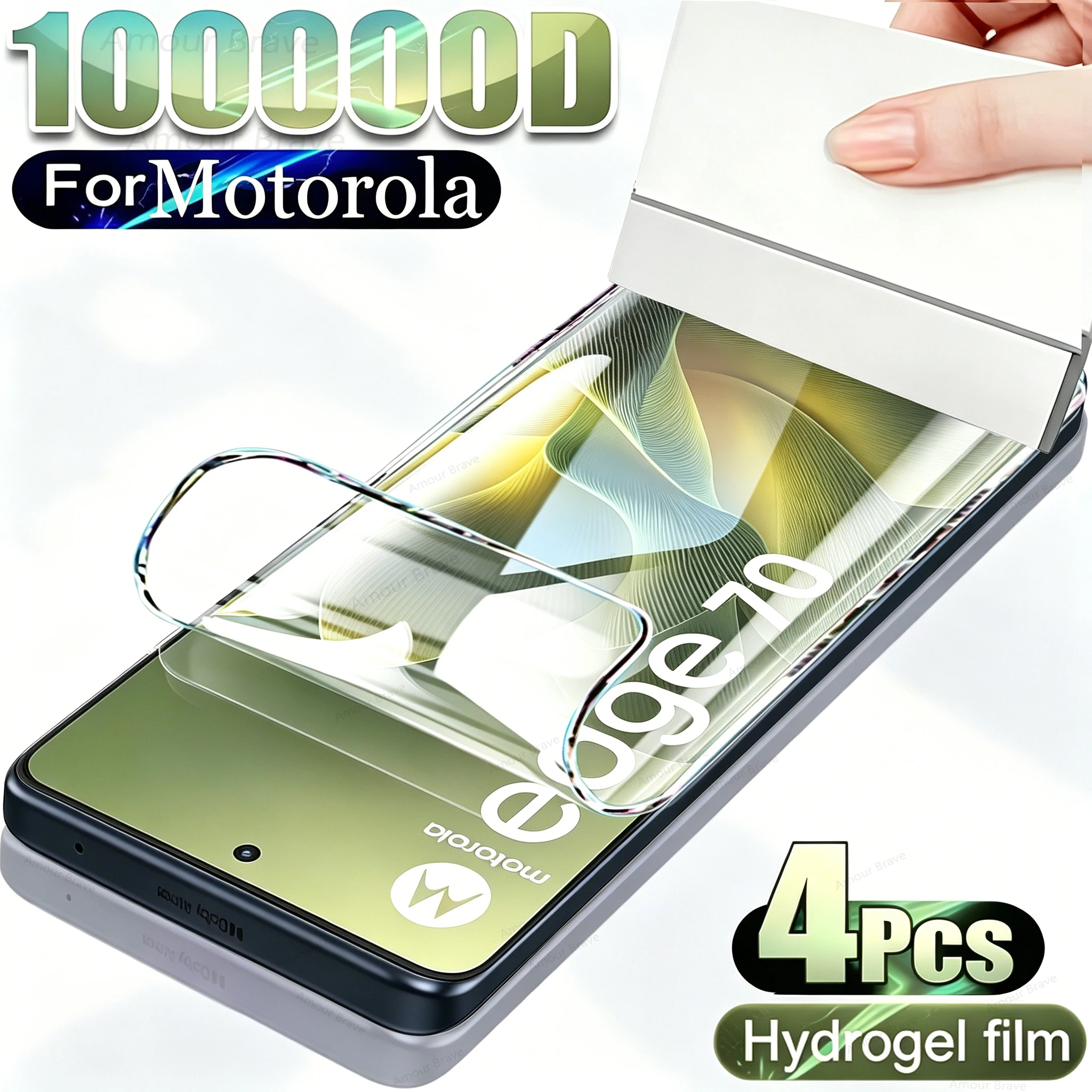 4PCS HD Curved Hydrogel Screen Protectors for Enhanced Display Protection
