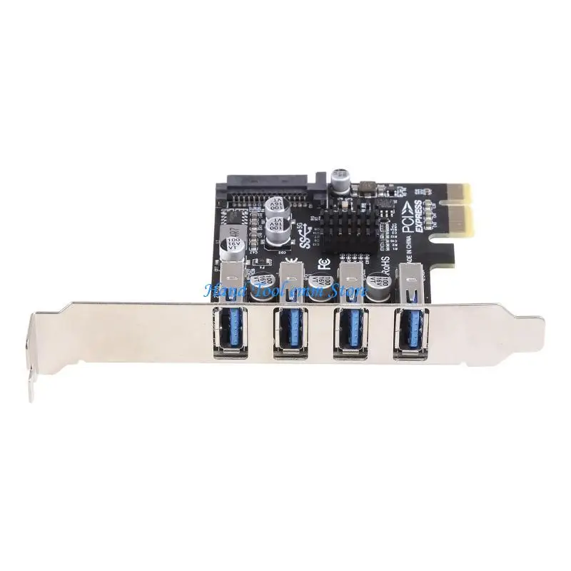 Express 확장 카드 어댑터용 H37F Professional 4 포트 PCI-E USB 허브 PCI