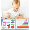 Montessori Fraction Learning Math Toy Magnetic Arithmetic Teaching Aids Wooden Book Educational Toys for Children Christmas Gift 5
