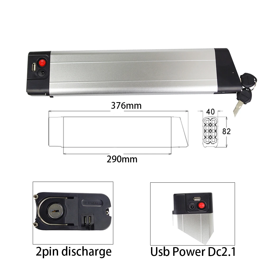 36V Folding Bicycle Battery 7.8Ah 10.4Ah 12.8Ah 14Ah for Rapier Z&uuml;ndapp Z101 ebike Schiano Galaxy 20 Inch Legend