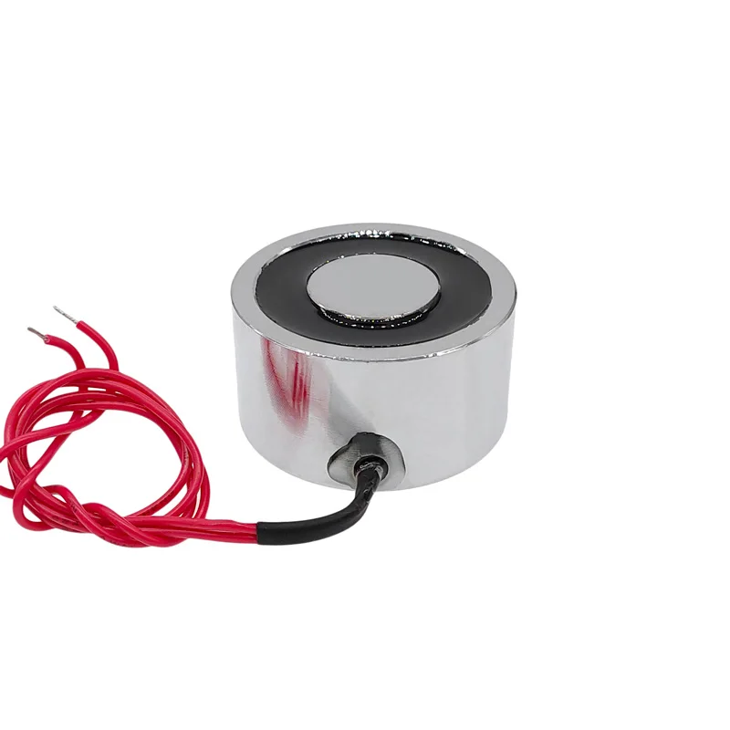 P50/27 Holding Electric Magnet Lifting DC12V 24V Suction 55Kg 550N  Waterproof Electromagnet Solenoid