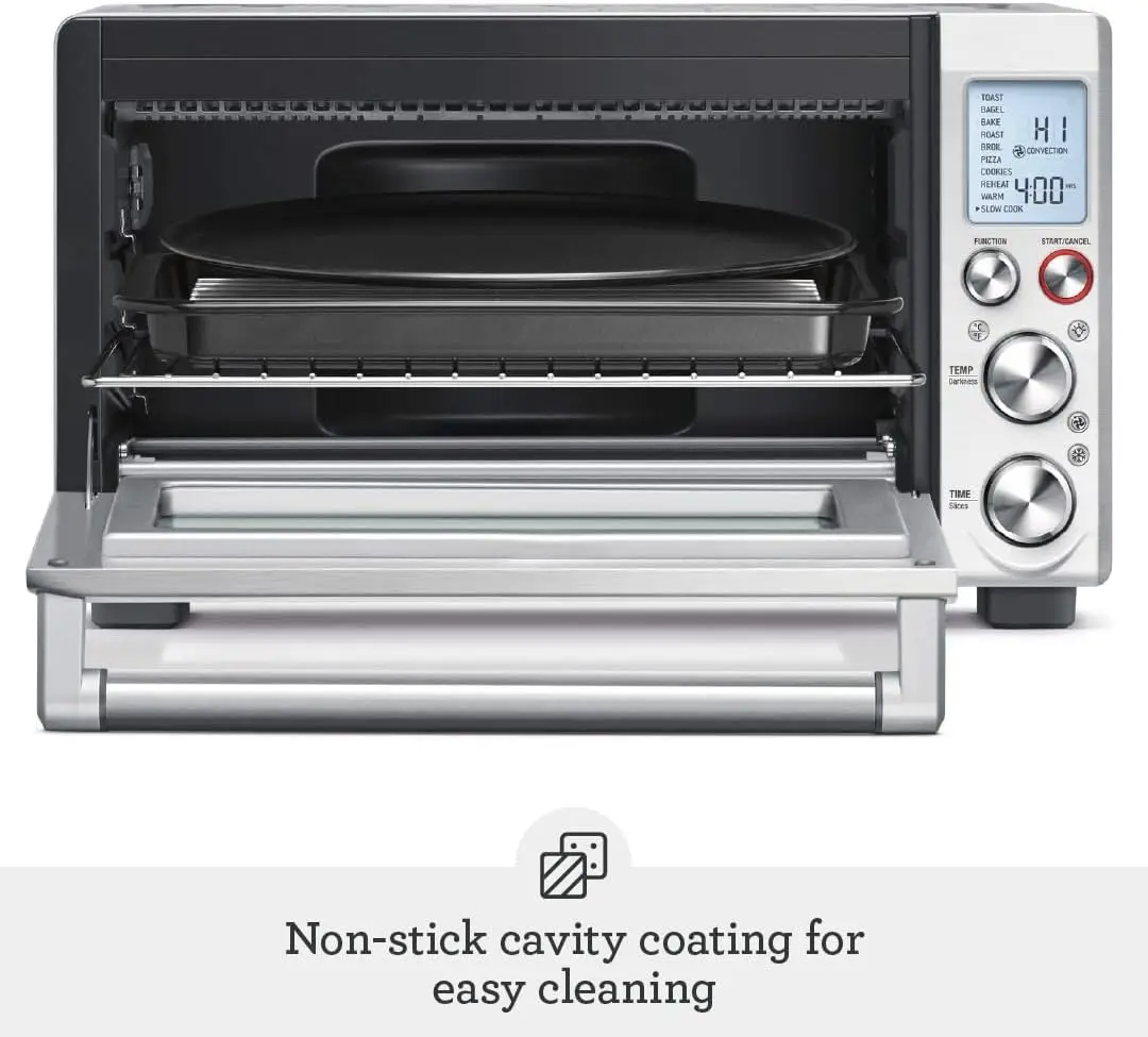 BOV845BSS Smart Pro Countertop Oven，Element iQ System Convection Powered 10 Cooking Functions Smart Oven with Slow Cook Function 5