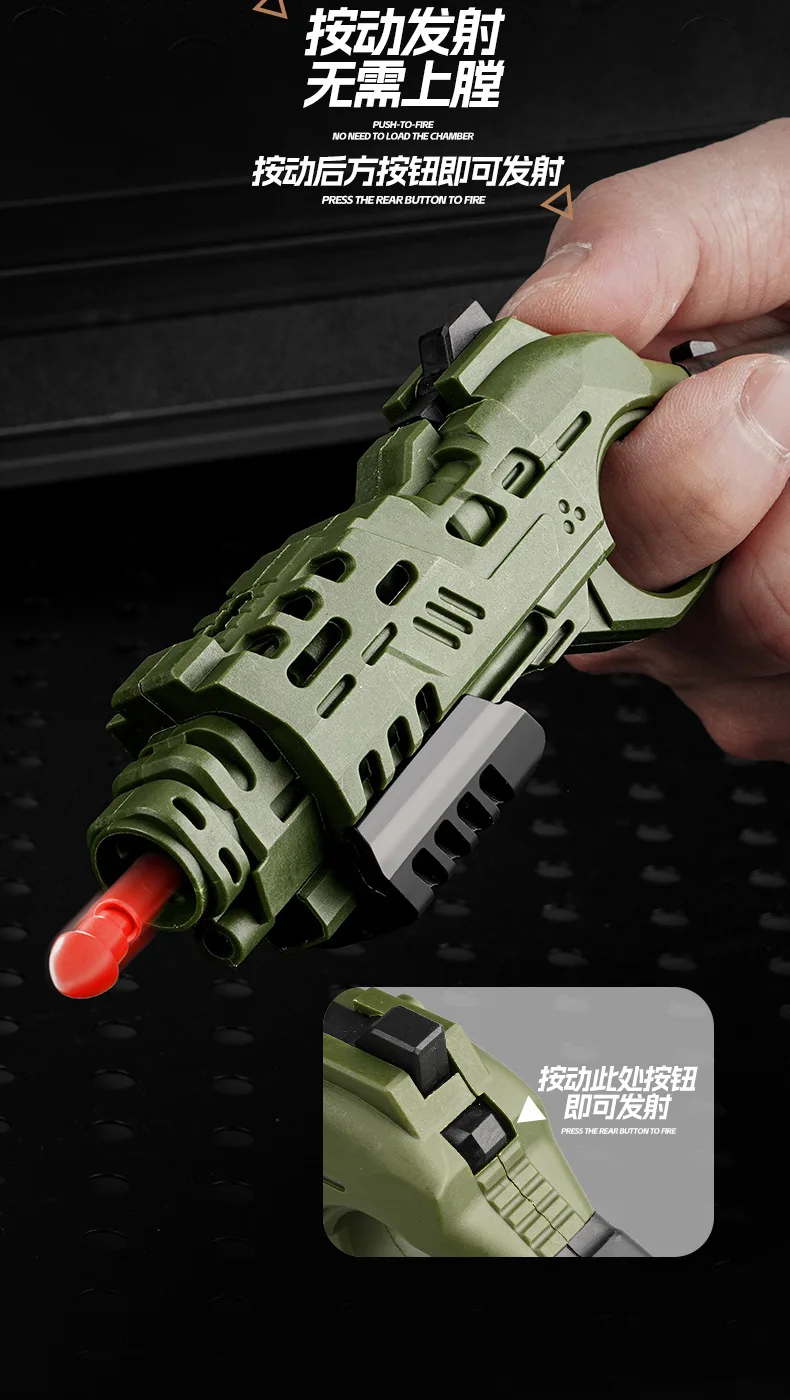 Pistola Fidget Slider De Metal – 5 Etapas De Deslizamiento, Juguete Antiestrés Para Adultos Con TDAH
