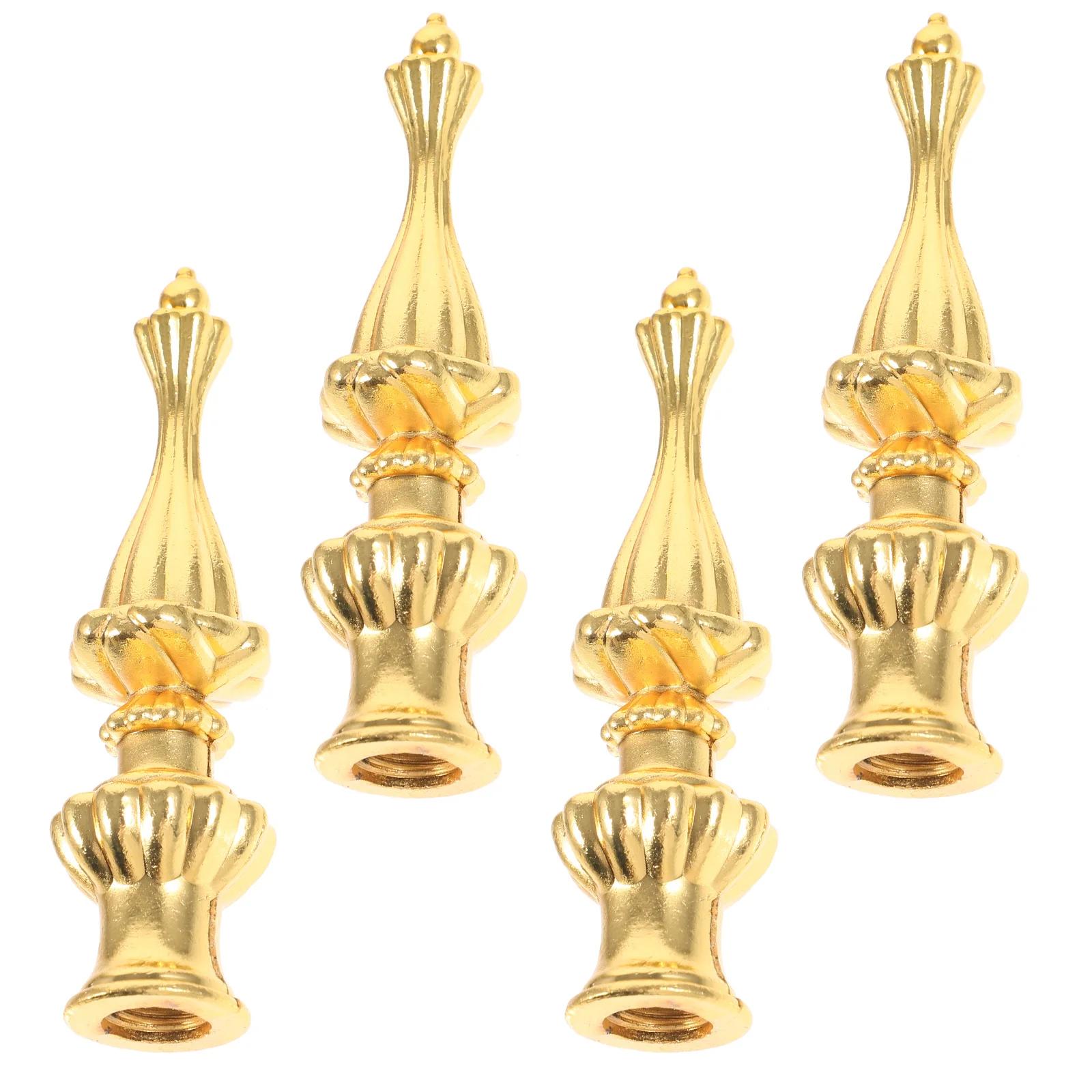 

4 pcs Metal Lamp Finials Floor Lamp Finials Table Lamp Finials Decorative Lamp Finials