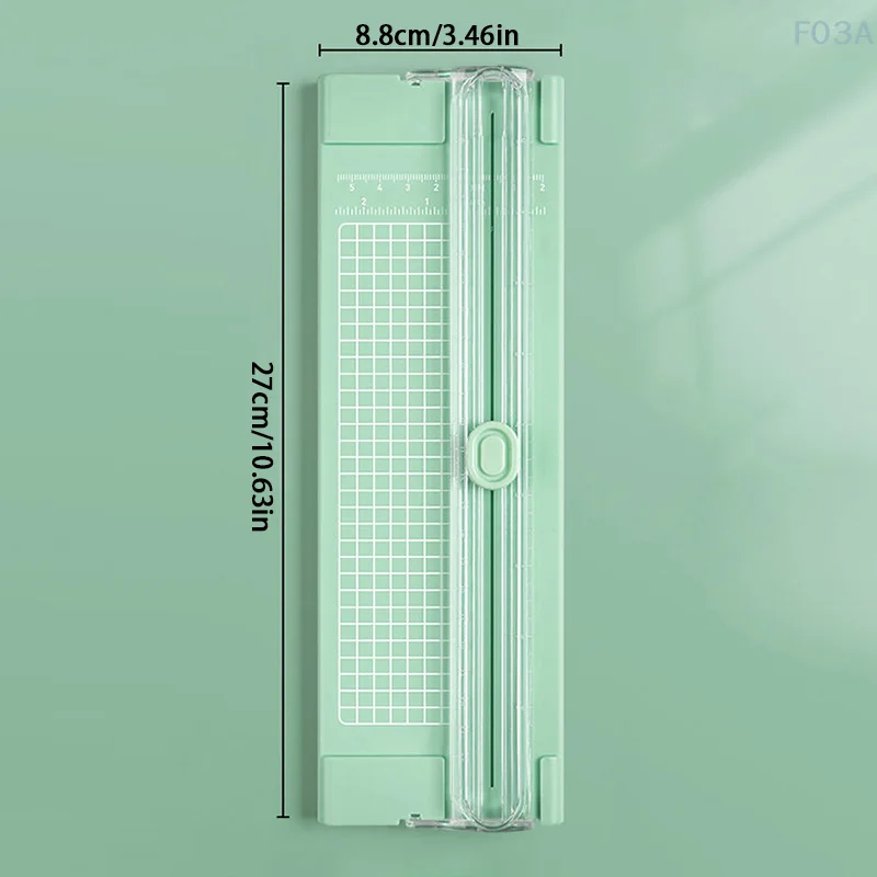 A4 Bidirectional Cutting Paper Cutter With Pull-out Ruler For Photo Trimmers Scrapbook Lightweight Cutting Mat Machine