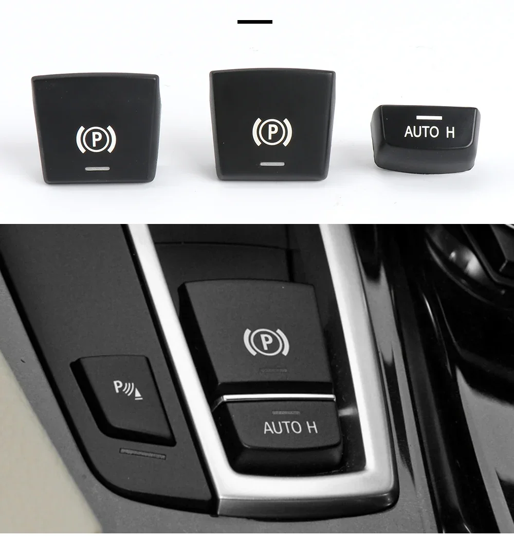 Elektronischer brems brems schalter auto p knopfsc halter abdeckung für bmw 5 7 f01 f02 f07 f10 f11 f18 f30 2009 2017 04465-05050 – Detail 6