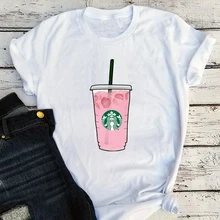 

Cute Drink Tee Beach Tops Women 2022 Drinking Women Sexy Tops Tees Holiday Pink Drink Cup Clothes Vintage Tops Harajuku XL