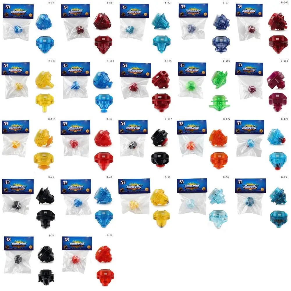Non-repeating Spinning Top Drivers Random Color Spinning Toys Gyro Drivers Bottom Bey Blayblade Plastic Burst Tip Driver 6