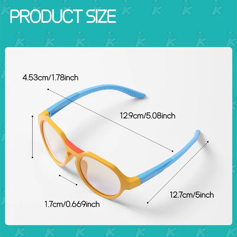 Kapvoe Kids Cycling Glasses Sports Aged 8-15 Baseball Running Children UV400 Sports Sunglasses Riding Bicycle Glasses Bike