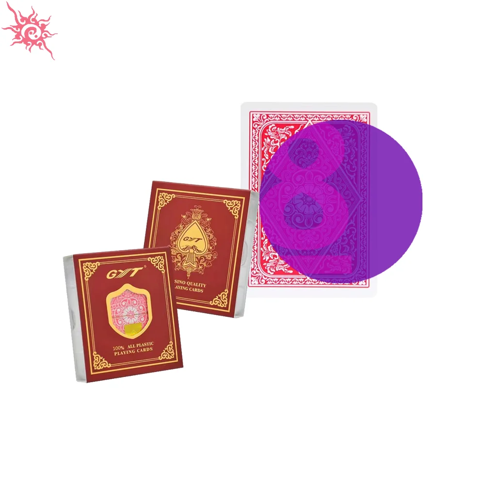 

Marked Playing Cards for UV Plastic GYT Magic Decks Board Game Anti Cheating Poker(big words)