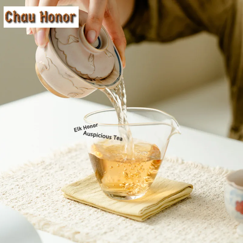 110ml Gold Drawing Pile Carve Peony Gaiwan Boutique Tea Tureen Household Tea Bowl With Lid Kit Tea Making Cover Bowl Teaware