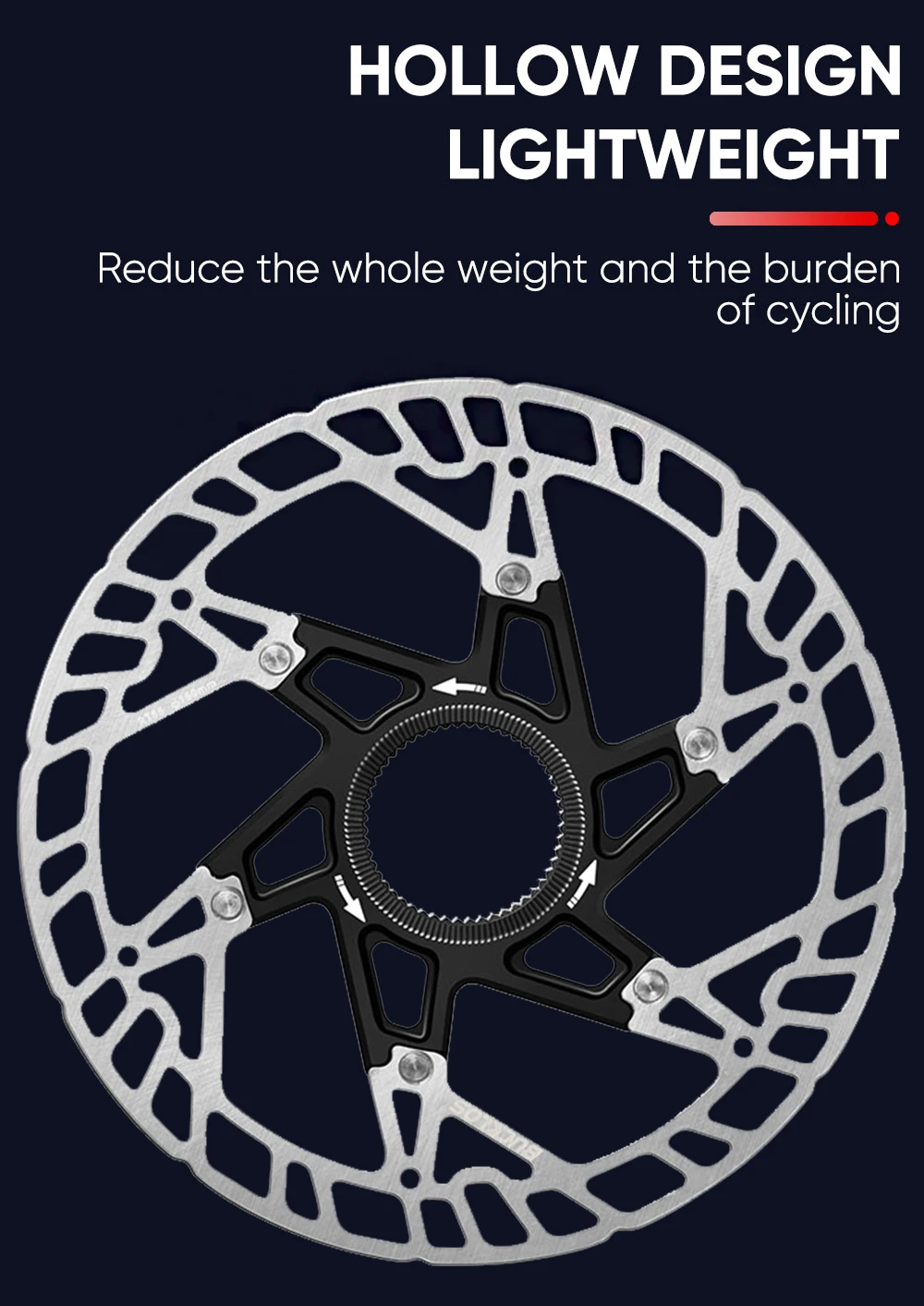 ディスクブレーキ ブラック/シルバー 160mm