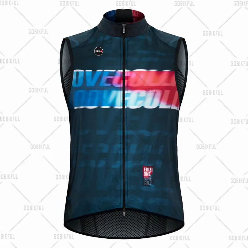 Cycling Jersey Sleeveless Bike Front Windproof Back Breathable Maillot Ciclismo