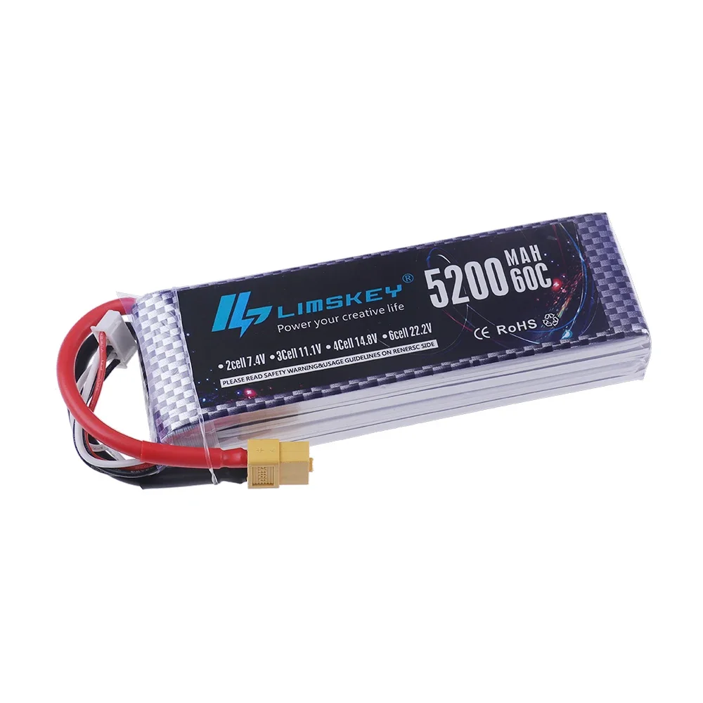 Batterie LiPo 2S 45C 1500-3000mAh XT60 pour Drone