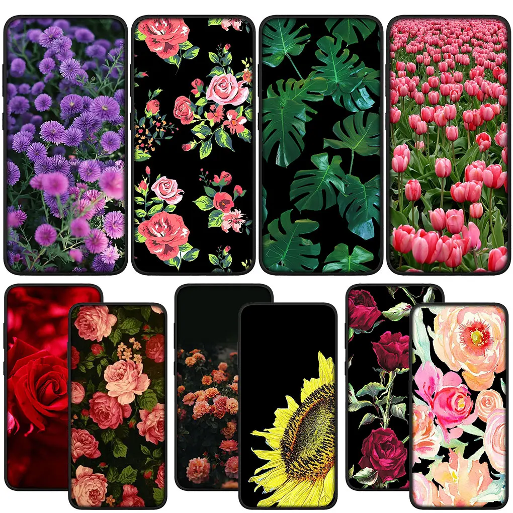 Summer Daisy Sunflower Floral Peony Flowe Cover Per Huawei Y7A Y6P Y5P Y6 Y7 Y9 Prime 2018 2019 Y8P Y9A Y8S Y9S P Smart Case