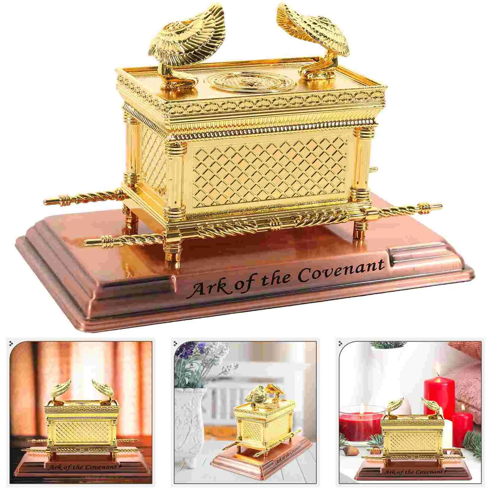 

Portable Premium Classical Exquisite The Ark Of The Covenant Model Religious Party Decoration for Home Decor Gift Option