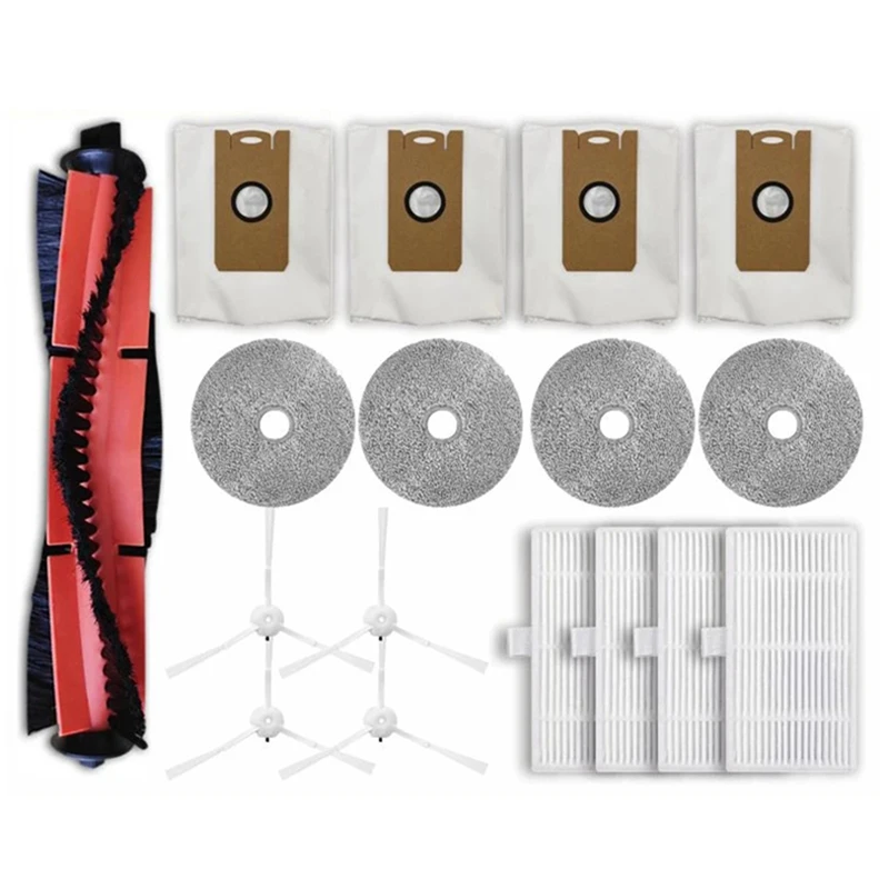 

Запчасти для пылесоса Xiaomi Lydsto W2, пластиковые фильтры с основной боковой щеткой, пылесборник, роликовая щетка, аксессуары