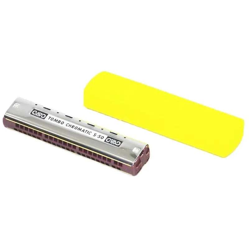 Tombo Chromatic Single Harmonica No. S-50 44 Holes 44 Reeds Tones